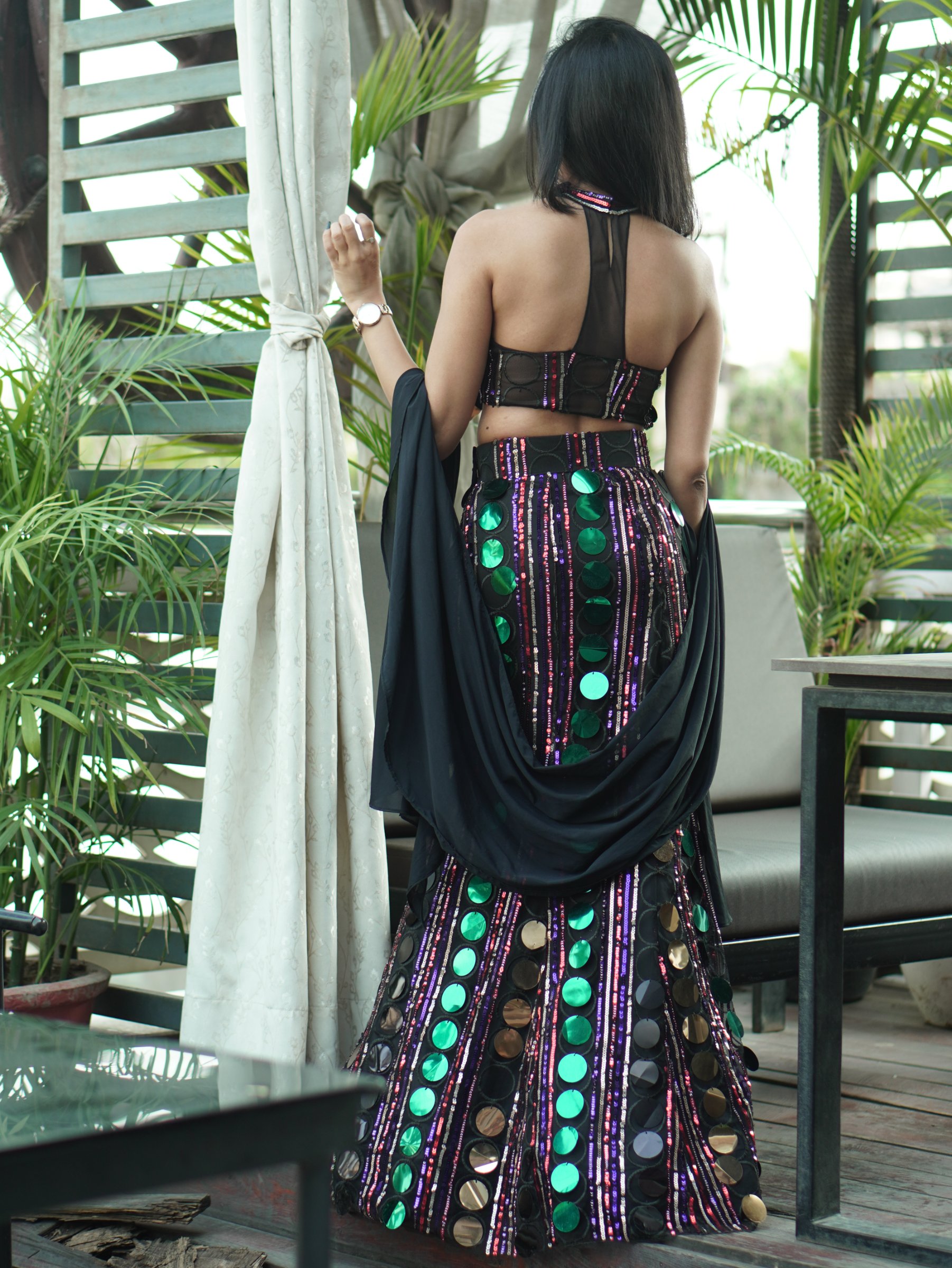 Stellar Eclipse Lehenga – Lehenga by Label Shivaksh, photo 3 of 3