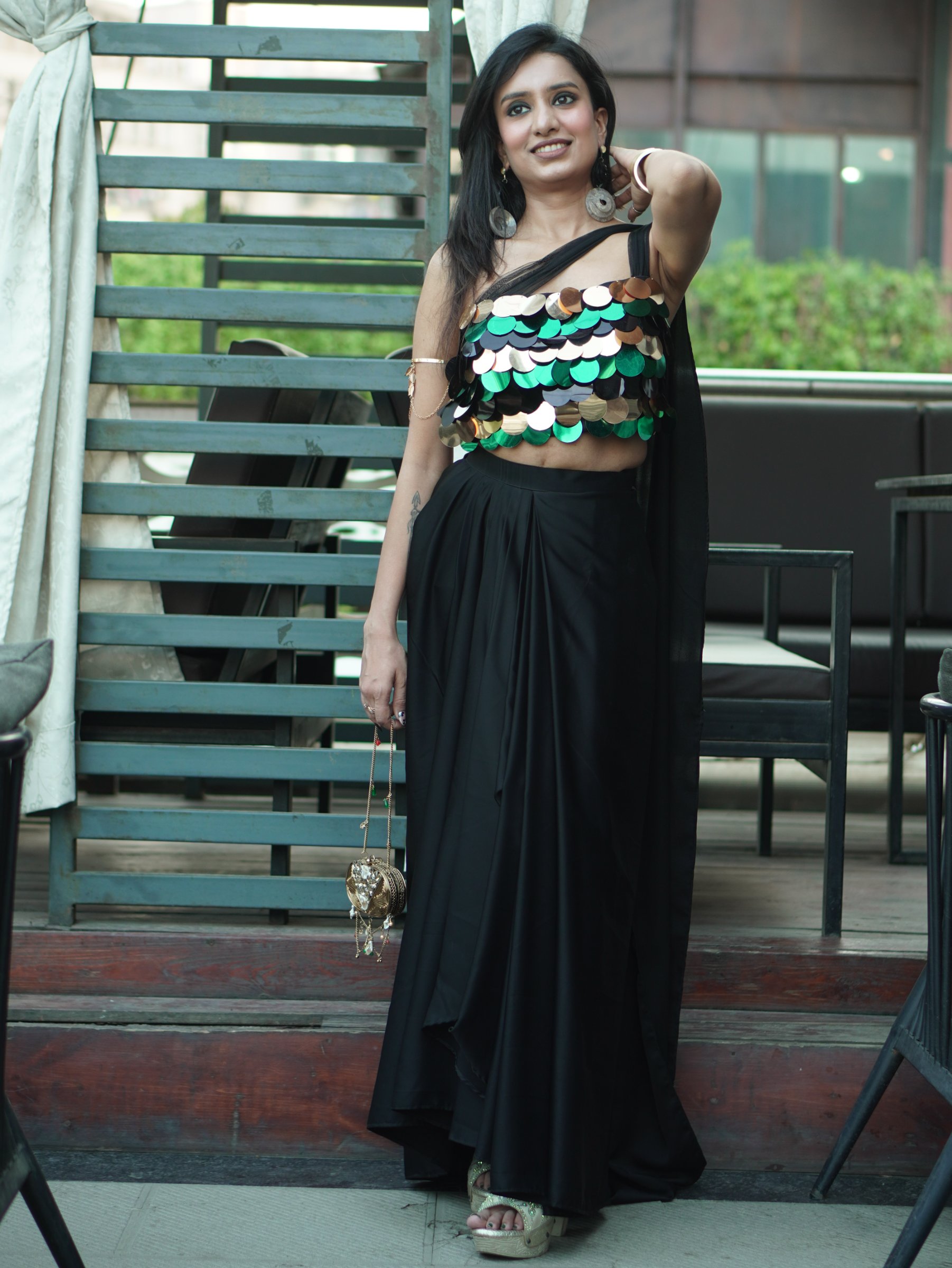 Disco Drape Set – Saree by Label Shivaksh