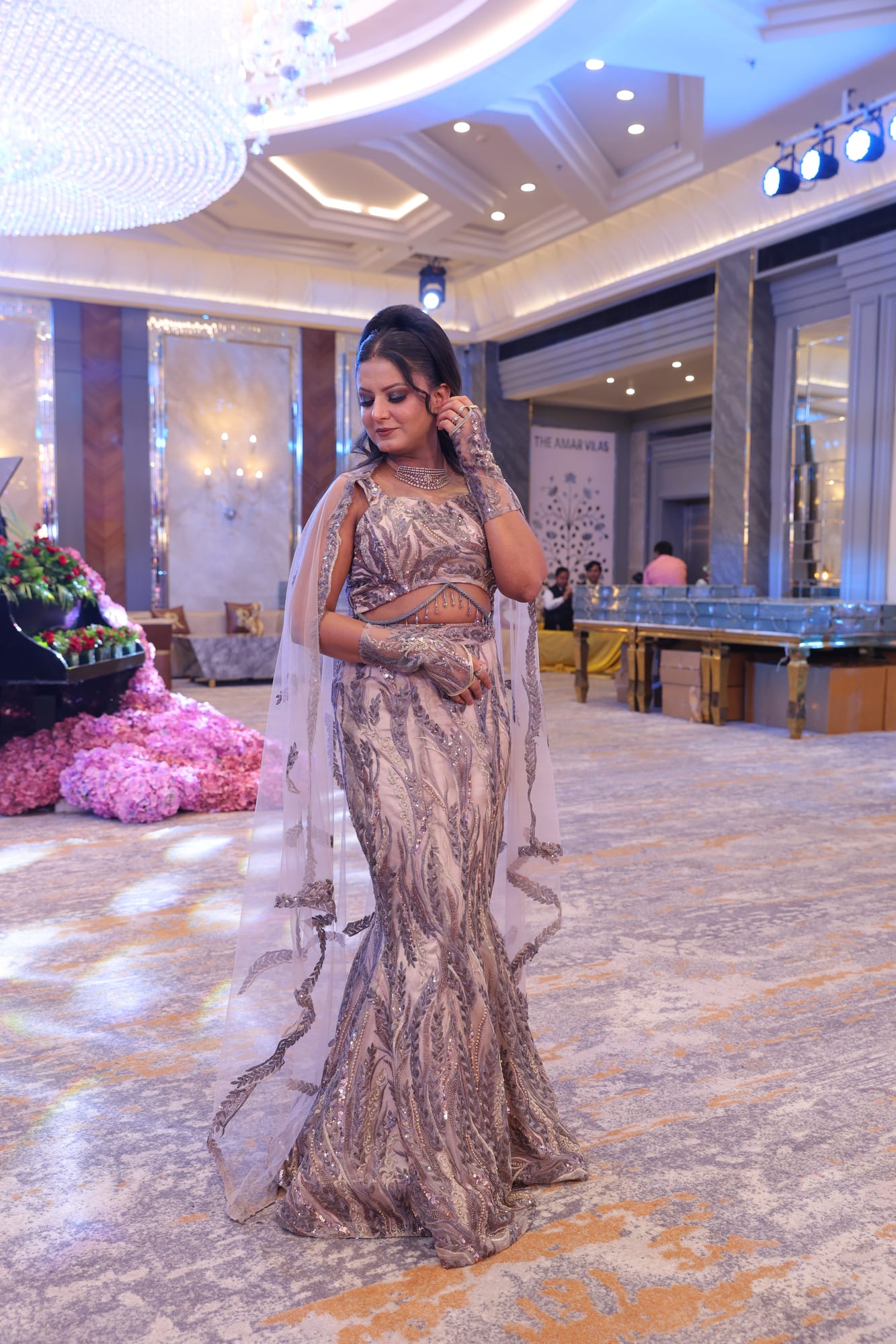 Dune & Dazzle – Gown by Label Shivaksh