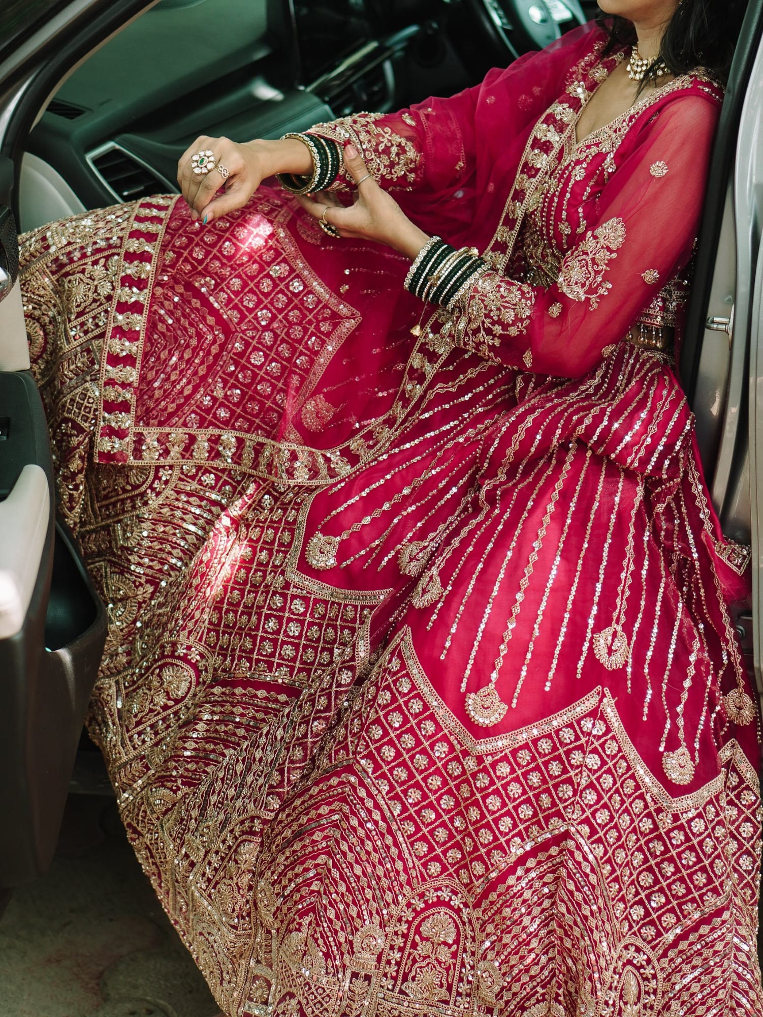The Fuchsia Radiance Lehenga – Lehenga by Label Shivaksh, photo 2 of 3