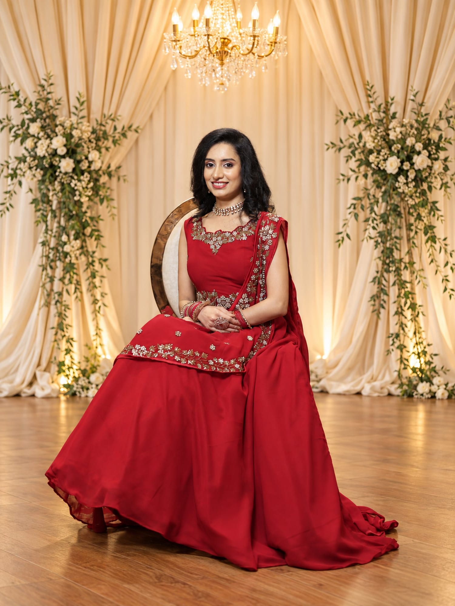 Crimson Noor – Saree by Label Shivaksh
